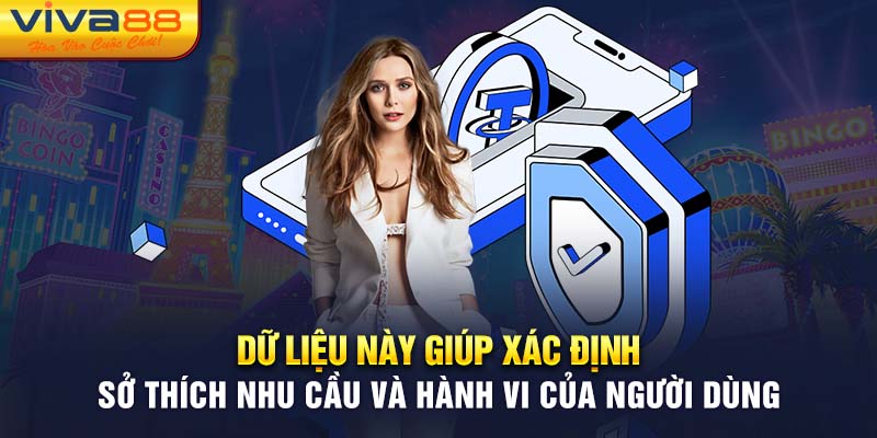 Dữ liệu này giúp xác định sở thích nhu cầu và hành vi của người dùng